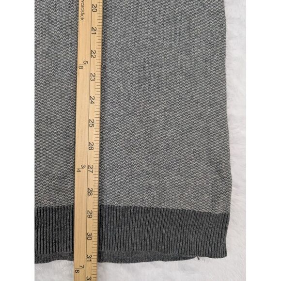 Eddie Bauer Cotton Cashmere Sweater Men's XLT‎ Tall  Grey Long Sleeve Pullover - Picture 4 of 8